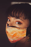 Rubina Art Gallery Original Artwork Face Mask with Adjustable Straps [Non-Medical] - Dragon Mountains